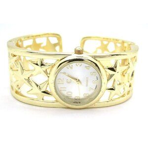 Women's Charming Charlie Quartz WR Analog Dial Causal Round Bangle Watch (E135)